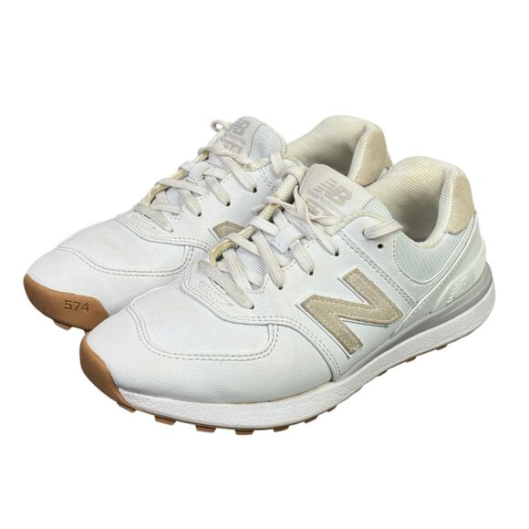 New Balance 574 v2 Greens Golf Shoes Womens 7 D White Sneakers Athletic Comfort - Picture 3 of 12